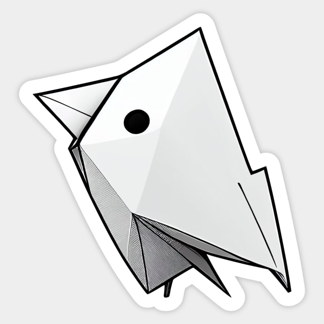 Geometric birdie Sticker by stkUA